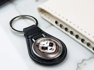 Leather Keychain Feature Style Edition Touch